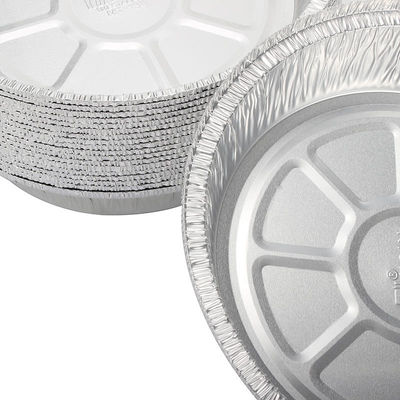 ODM Round Aluminum Food Container Disposable 0.07mm Eco Friendly