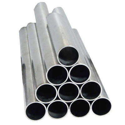 6061 6063 Aluminium Round Tube Pipe Extruded Silver / Black Color