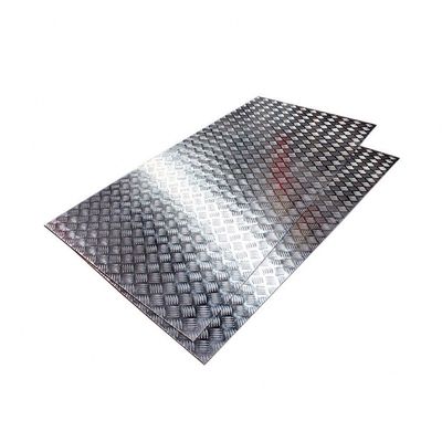 Flat Aluminum Checkered Plate 3003 5052 6061 Aluminum Diamond Plate
