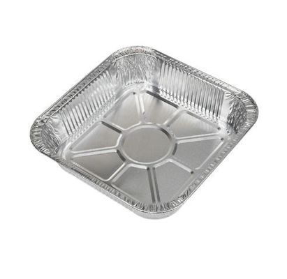 Airline Aluminum Food Container With Lid 1000ml Disposable Food Tray