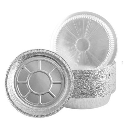 ODM Round Aluminum Food Container Disposable 0.07mm Eco Friendly