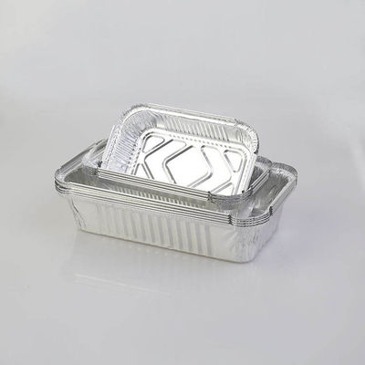 10pack Aluminum Foil Food Containers Rectangle Aluminium Disposable Containers