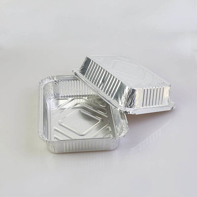 10pack Aluminum Foil Food Containers Rectangle Aluminium Disposable Containers