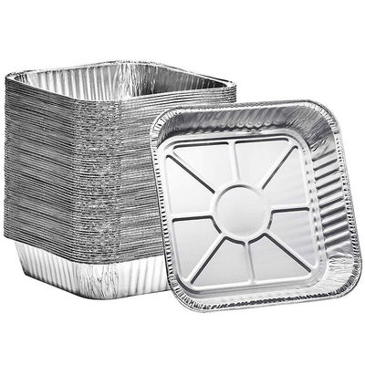 OEM Aluminum Food Container / Pans Rectangular Embossed 9X13 Half Size