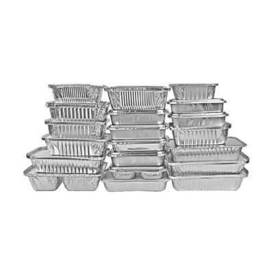 7 Inch 8011 Aluminum Foil Round Pans Or Tray With Lid For Food Container