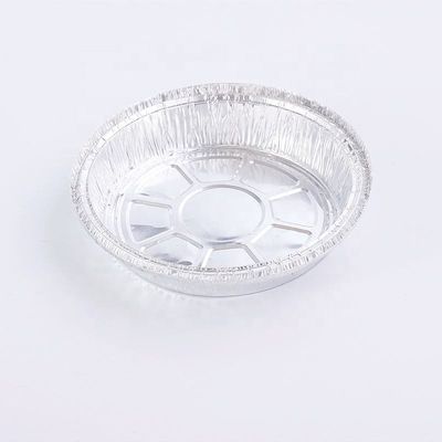 ODM Round Aluminum Food Container Disposable 0.07mm Eco Friendly