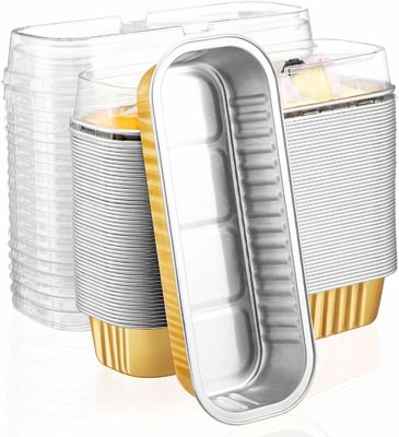 Microwave Safe Customizable Disposable Gold Food Container