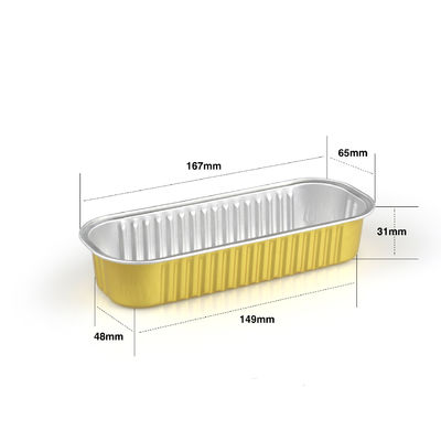 Microwave Safe Customizable Disposable Gold Food Container