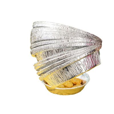 Disposable Aluminum Cup Round Small Aluminum Foil Container For Cakes