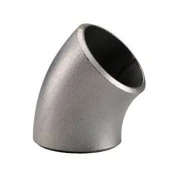 Stainless Steel 304 316 Pipe Fitting SR LR 90 Degrees 45 Degrees Street Welding Tri Clamp Elbow