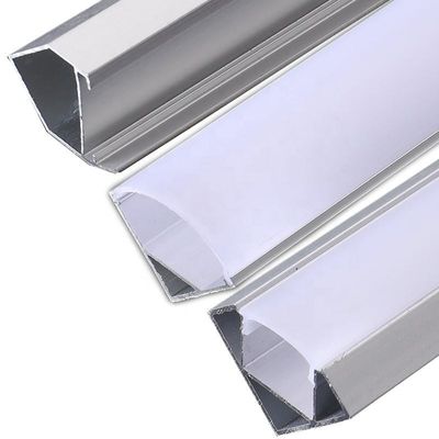 V Slot 3030 Triangle LED Aluminum Extrusion Wardrobe Kitchen Cabinet Corner LED Profile