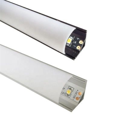 V Slot 3030 Triangle LED Aluminum Extrusion Wardrobe Kitchen Cabinet Corner LED Profile