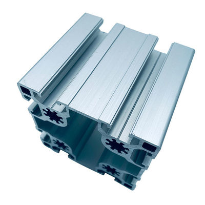 6063 T5 T V Slot Structural Industrial Aluminium Extrusion Profiles For Window And Doors