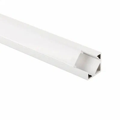 V Shaped Triangle LED Aluminium Extrusion Corner LED Profile 18X18mm 45degree
