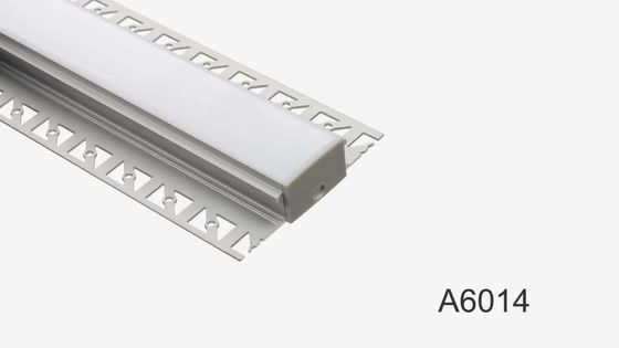 Channel LED Plaster Profile Recessed Drywall LED Aluminum Profile For Ceiling Wall