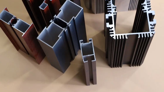 Customized Construction Aluminum Profiles For Windows Doors Curtain Walls