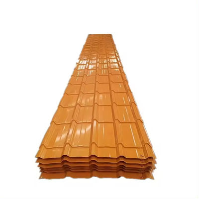 6m Iron Ibr Color Corrugated Steel Roof Sheet Galvanize Zinc Aluminum PPGI Metal Roofing Sheet