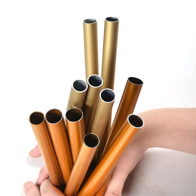 6063 T5 Anodized Pipe Rod Round Aluminum Tube For Decorations