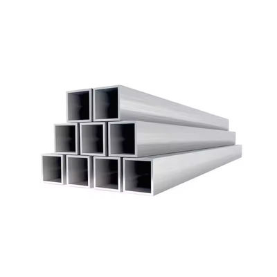 Hollow Section Aluminium Extrusion Square Tube Wholesale Large Diameter Aluminium Square Pipe Tube