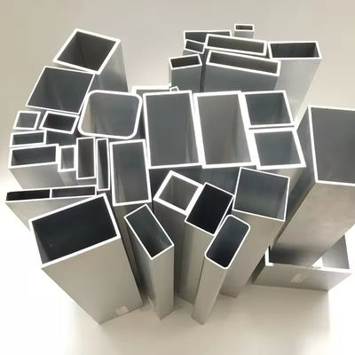 Hollow Section Aluminium Extrusion Square Tube Wholesale Large Diameter Aluminium Square Pipe Tube
