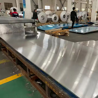 Recyclable 6063 T6 3Mm Mirror Glass Aluminum Sheet Color Coated Surface Aluminum Zinc Roofing Sheets
