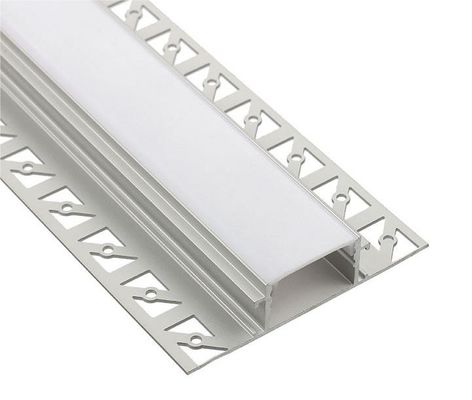Channel LED Plaster Profile Recessed Drywall LED Aluminum Profile For Ceiling Wall